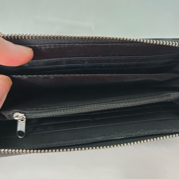 Disney Nightmare Before Christmas Wallet Black White Now and Forever Zip Around - Picture 6 of 13